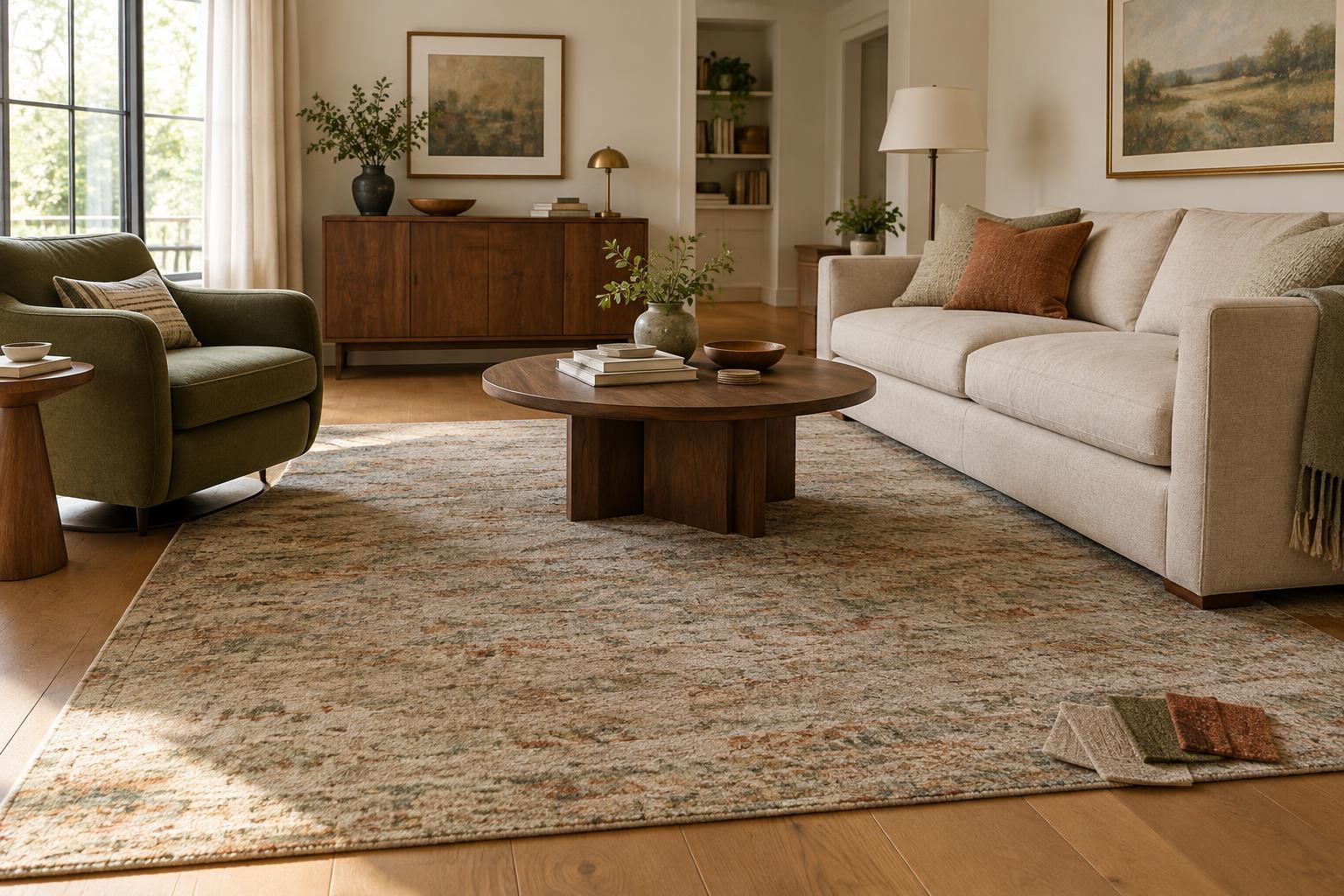How to Choose a Rug Color That Works with the Whole Room