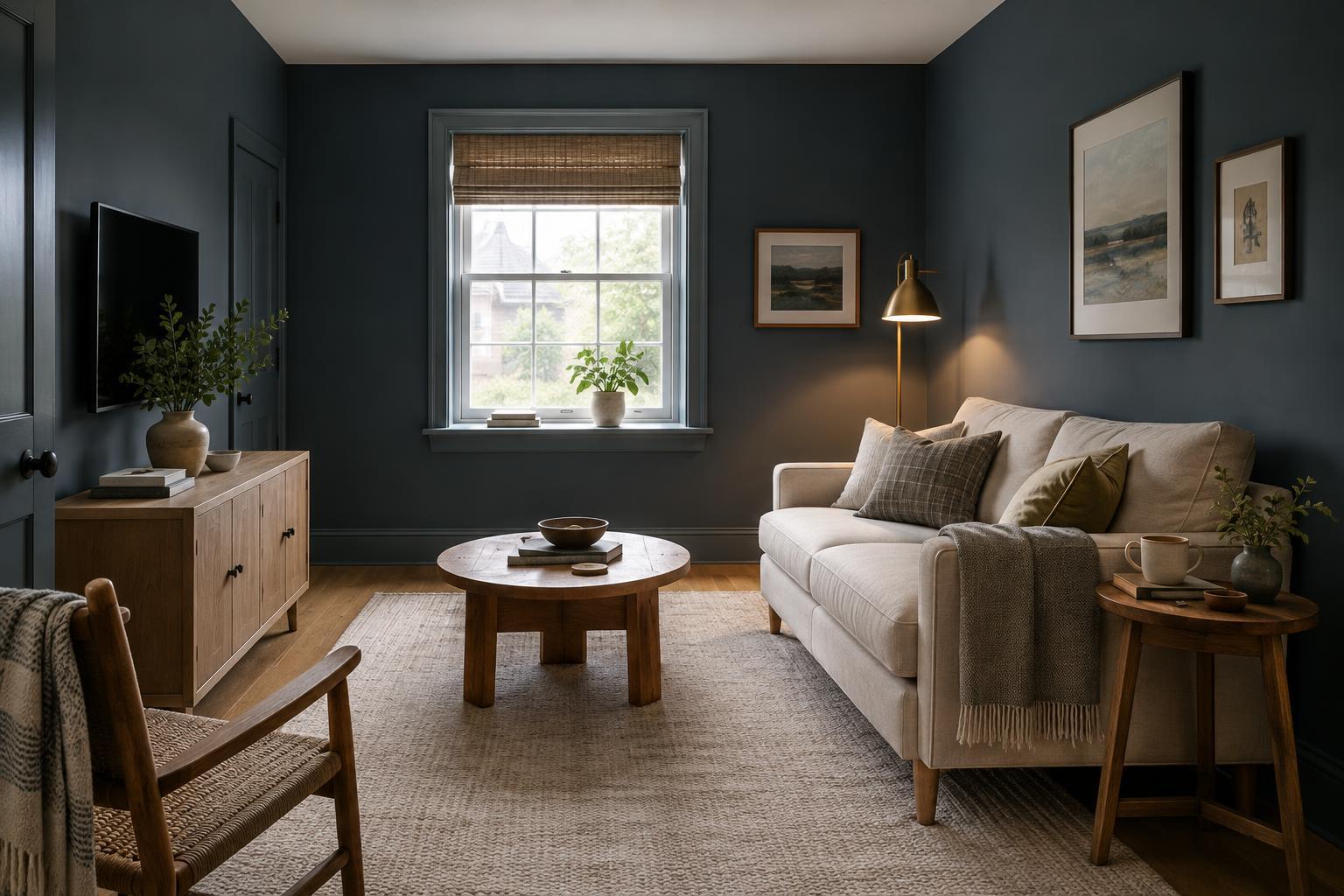 How to Use Dark Colors in a Small Room